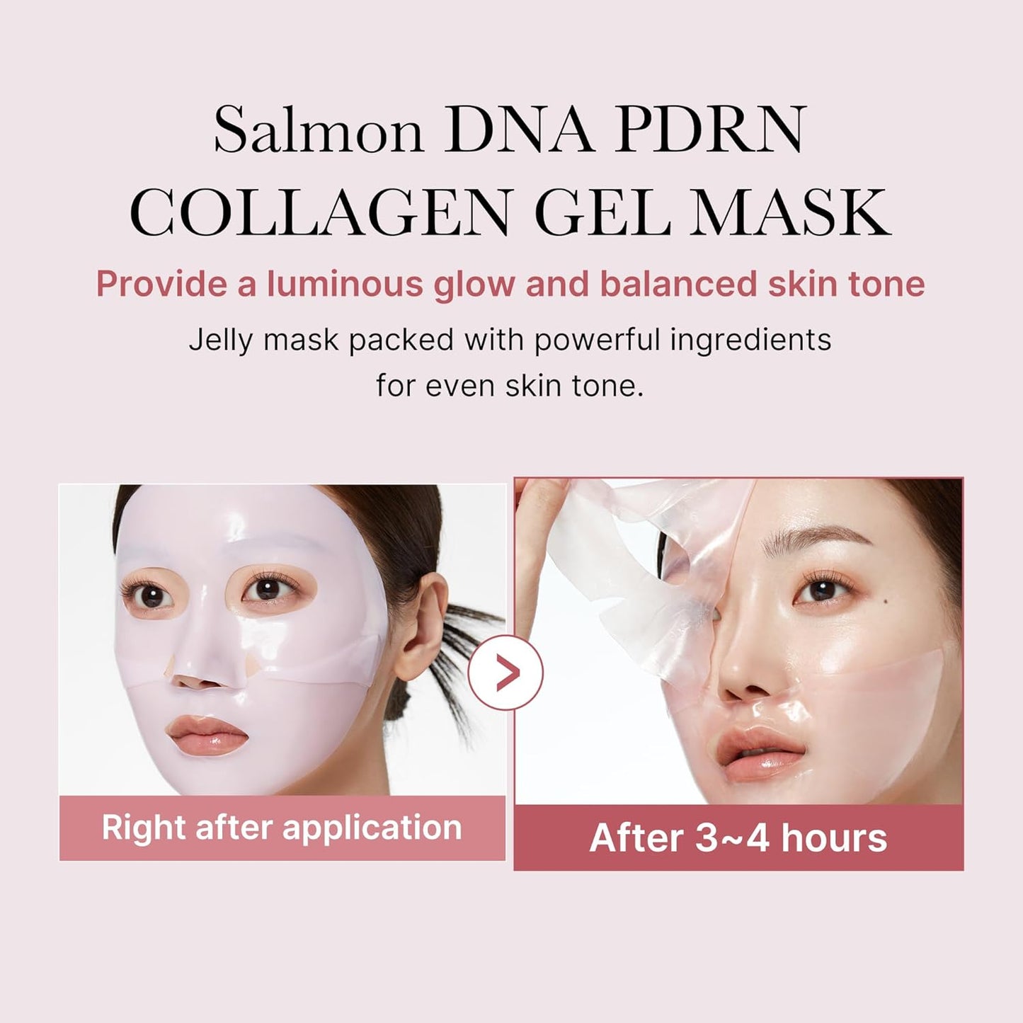 Medicube PDRN pink collagen jelly gel mask