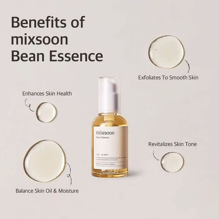 Mixsoon Bean Essence Exfoliating Hydrating Korean Skin Care