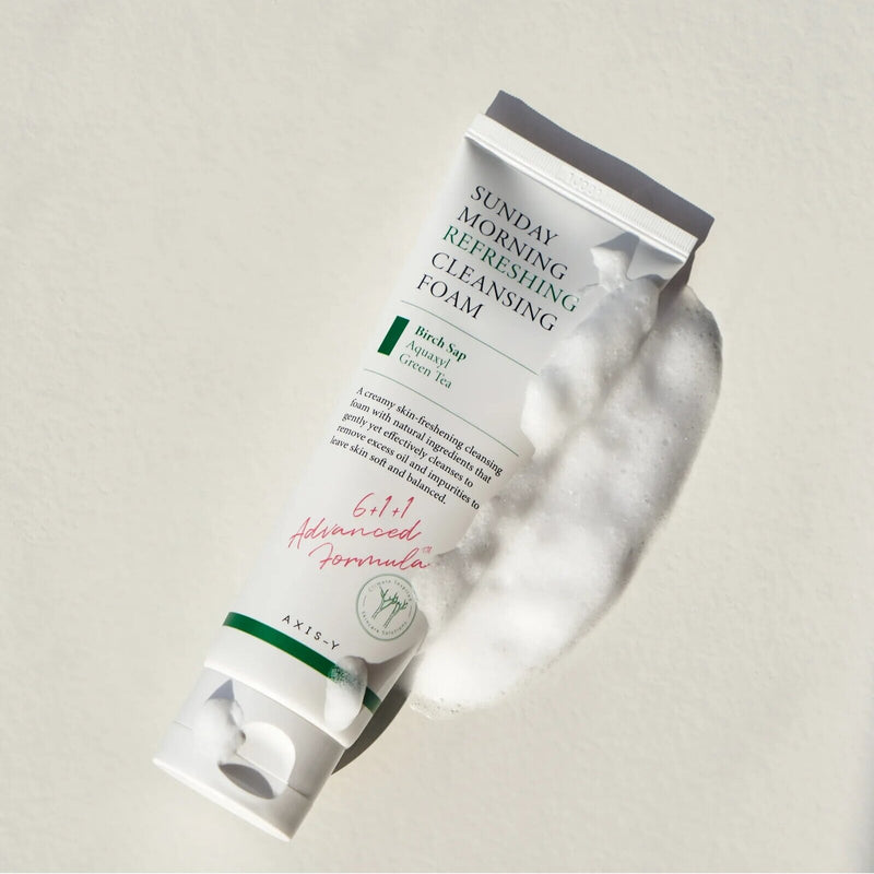 Buy AXIS-Y Sunday Morning Cleansing Foam 120ml – Hydrating facial cleanser with Centella Asiatica in Pakistan