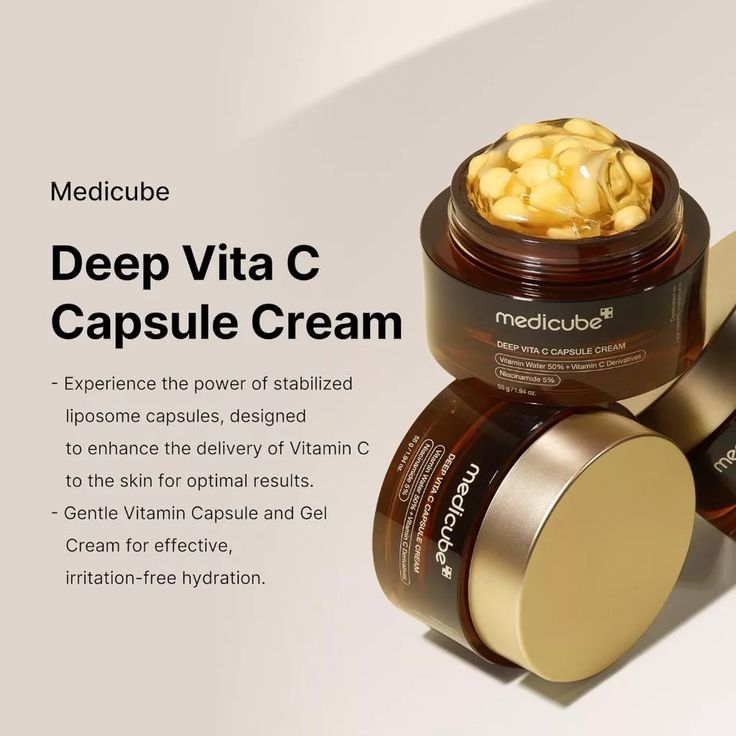 Medicube Deep Vitamin C Golden Capsule Cream