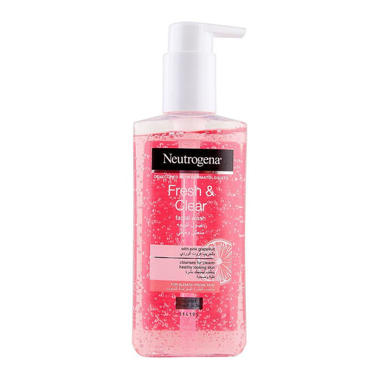 Neutrogena Fresh & Clear Facial Wash With Pink Grapefruit 200Ml