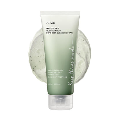 ANUA Heartleaf Quercetinol Pore Deep Cleansing Foam