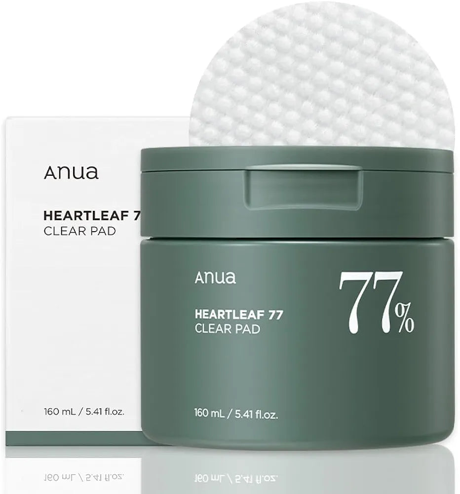 ANUA HEARTLEAF 77% TONER PADS, 160ml