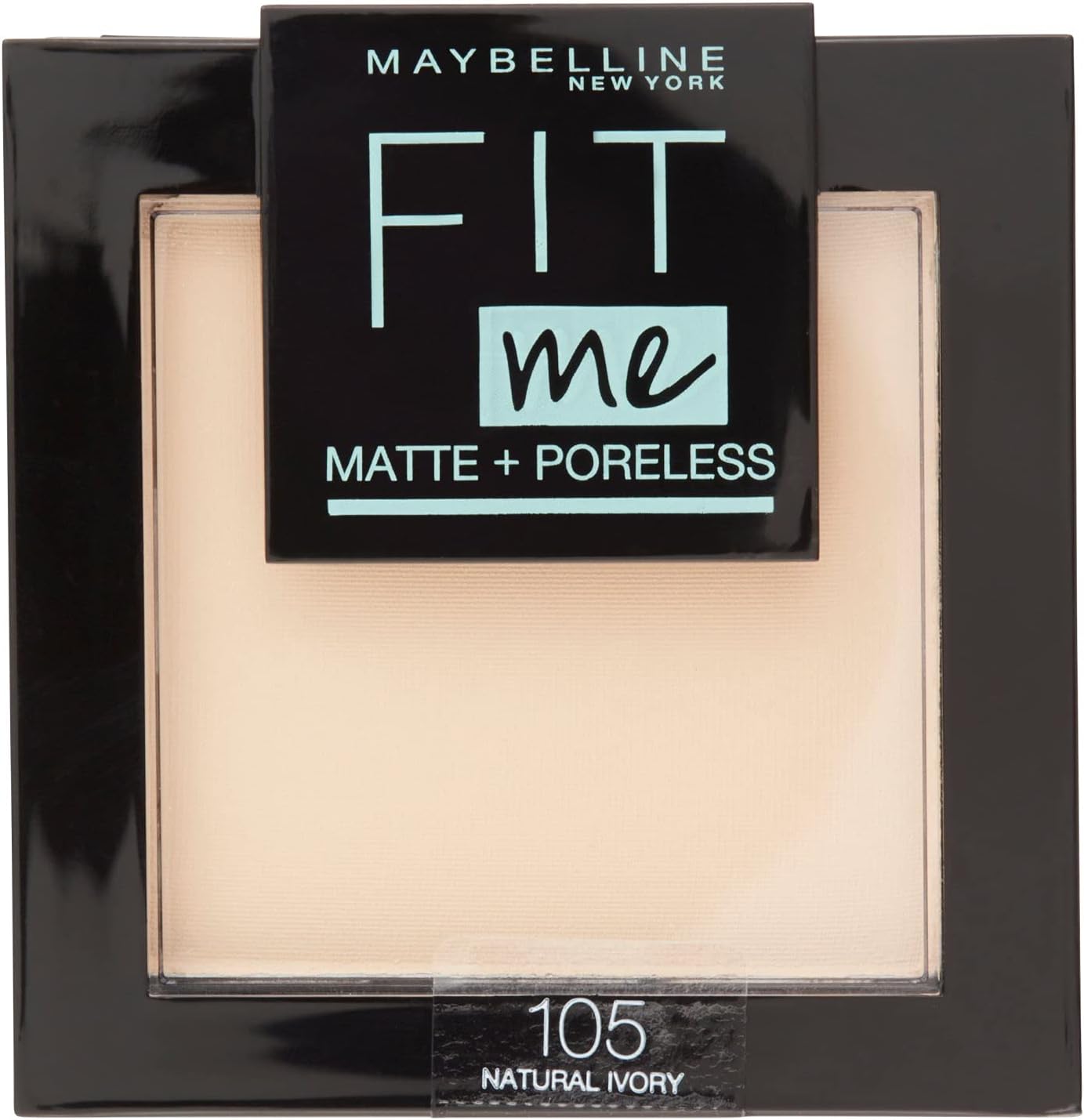 Maybelline New York Fit Me Mat & Poreless Powder, 105 natural