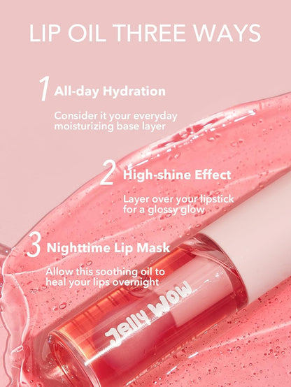 SHEGLAM Jelly Wow Hydrating Non-Sticky Lip Oil