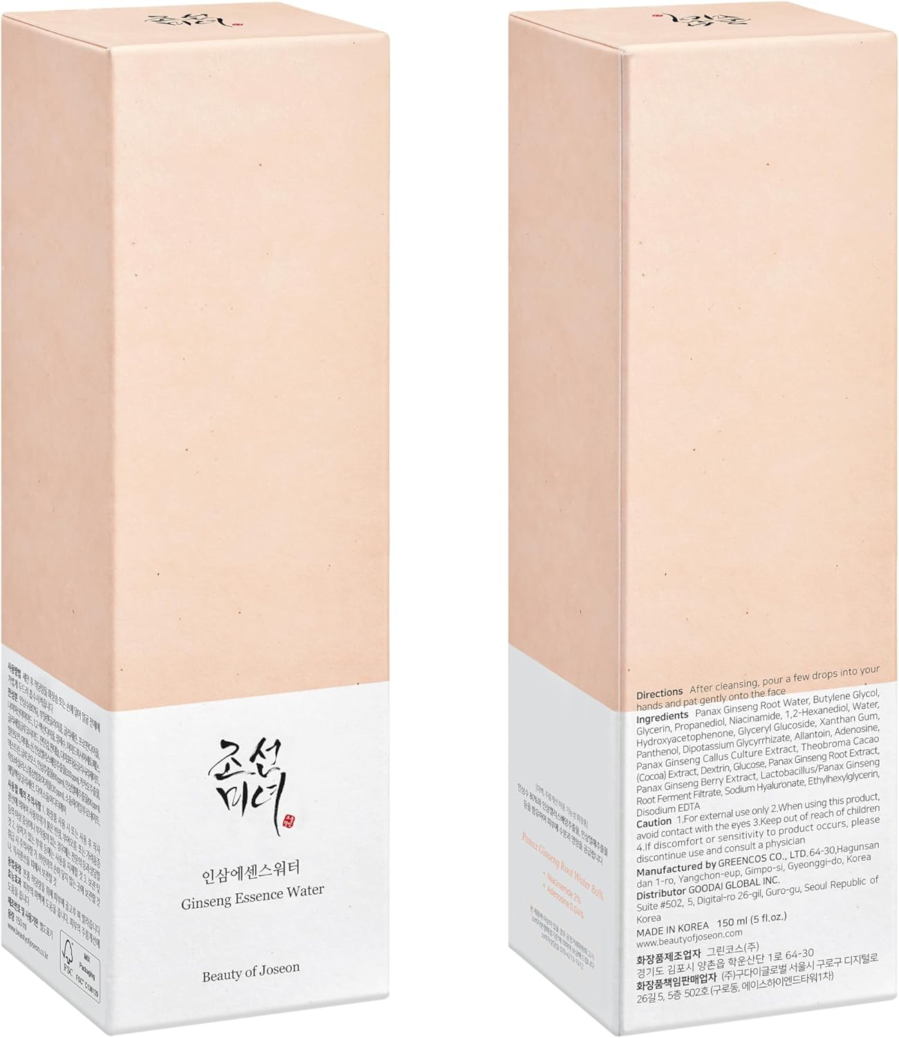 Beauty of Joseon Ginseng Essence Water 150ml