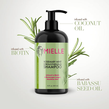 Mielle Rosemary Mint Strengthening Shampoo 12oz