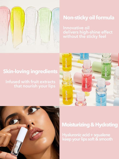 SHEGLAM Jelly Wow Hydrating Non-Sticky Lip Oil