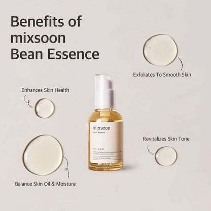 Mixsoon Bean Essence Exfoliating Hydrating Korean Skin Care