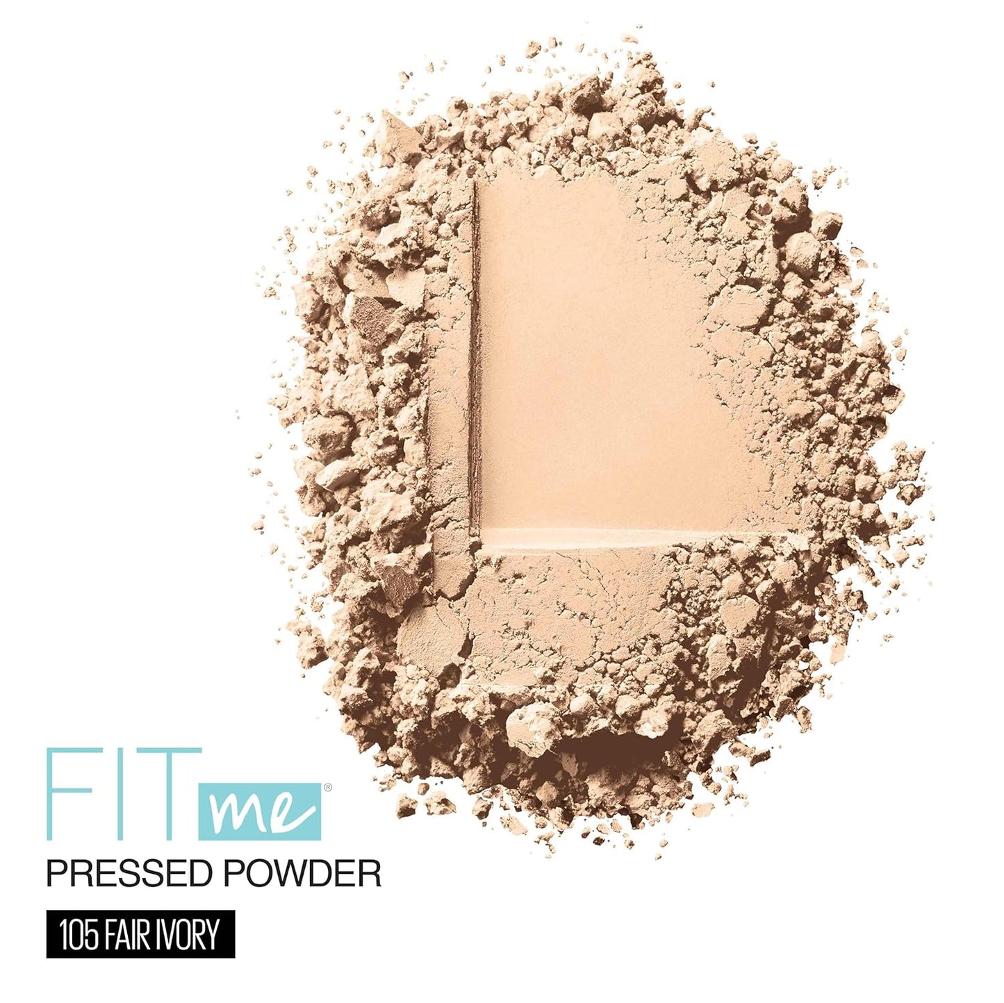 Maybelline New York Fit Me Mat & Poreless Powder, 105 natural