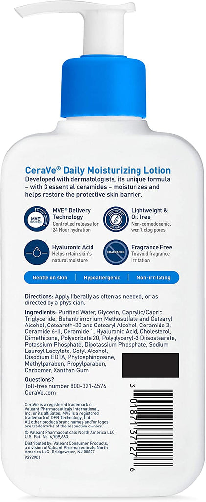 CeraVe Daily Moisturizing Lotion for Dry Skin