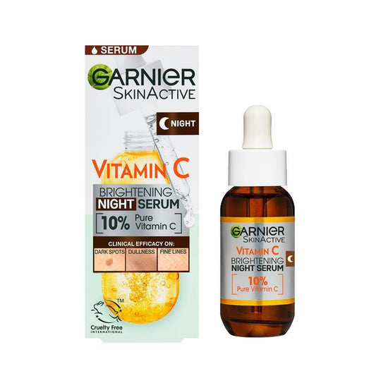 Garnier Anti Dark Spot Night Serum 10% Pure Vitamin C and Hyaluronic Acid 30ml